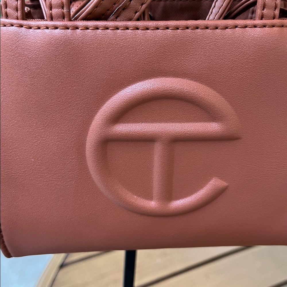 Telfar Mini Bag in Chestnut Brown - Picture 5 of 9